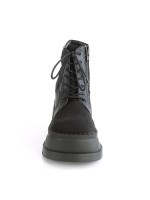 Stomp Black Womens Platform Sneaker