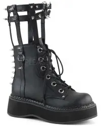 Emily Heart Cage Calf High Womens Boots