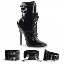 Domina 6 Inch Heel Ankle Bootswith Interchangable Cuffs