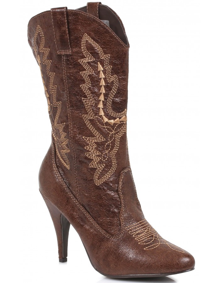 cowgirl boots with high heel