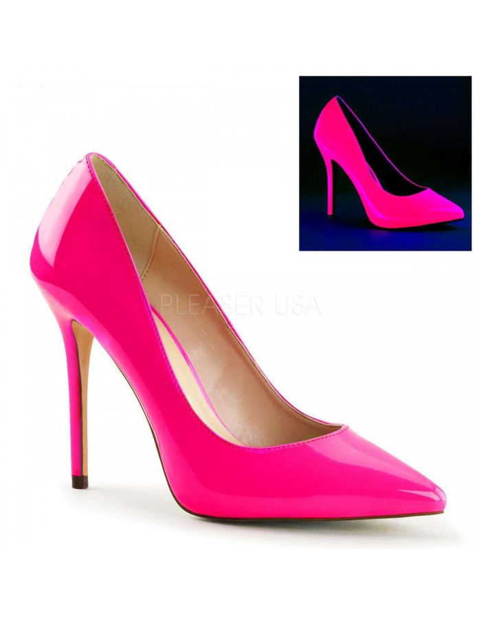 fuchsia pink court shoes