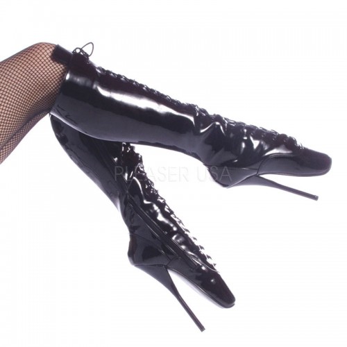 faux leather ballet shoes