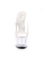 Adore Clear Platform High Heel Mule