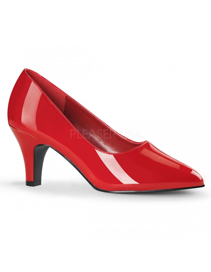 red high heels wide width