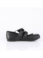 Mary Janes with Skull Buckle Flat Shoes