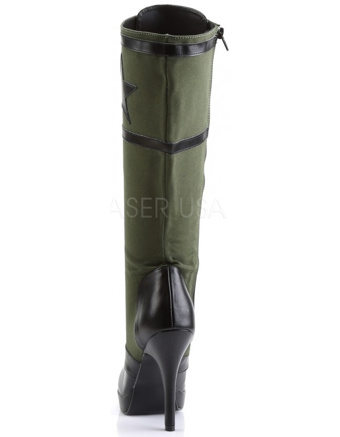 army green womens boots